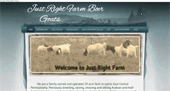 Desktop Screenshot of justrightfarmboergoats.com